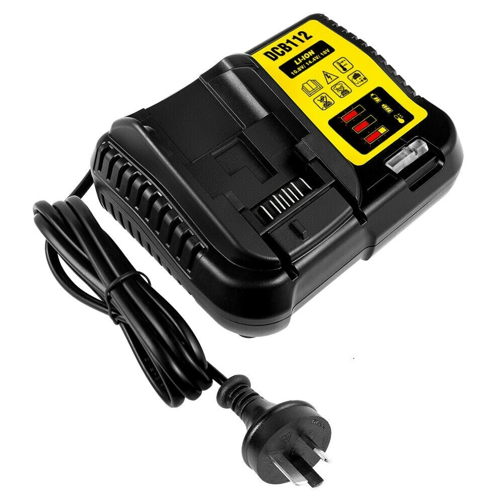 10.8-18V Li-ion Battery Charger for Dewalt DCB105 DCB200 DCB120 DCB115 DCB112