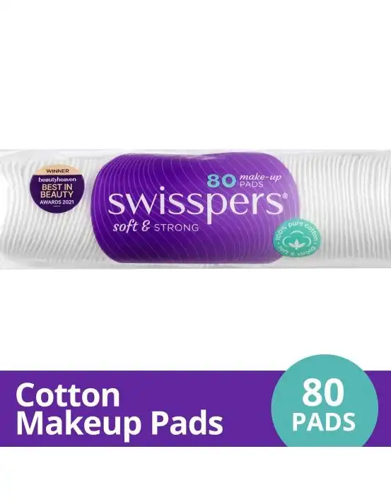 Swisspers Make-Up Pads 80 Pack