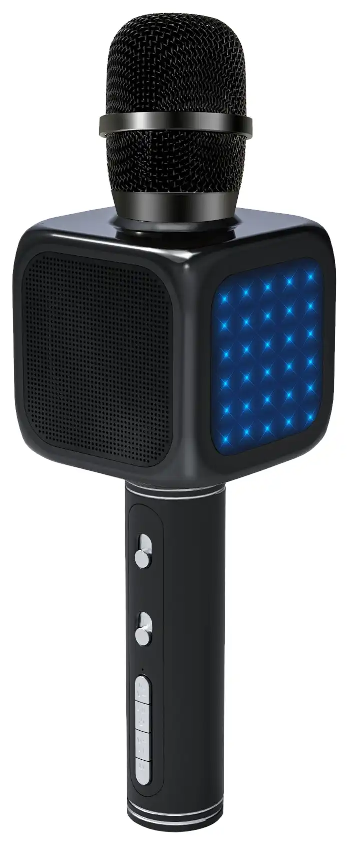 True Sound Bluetooth Wireless Karaoke Microphone with Speaker Black