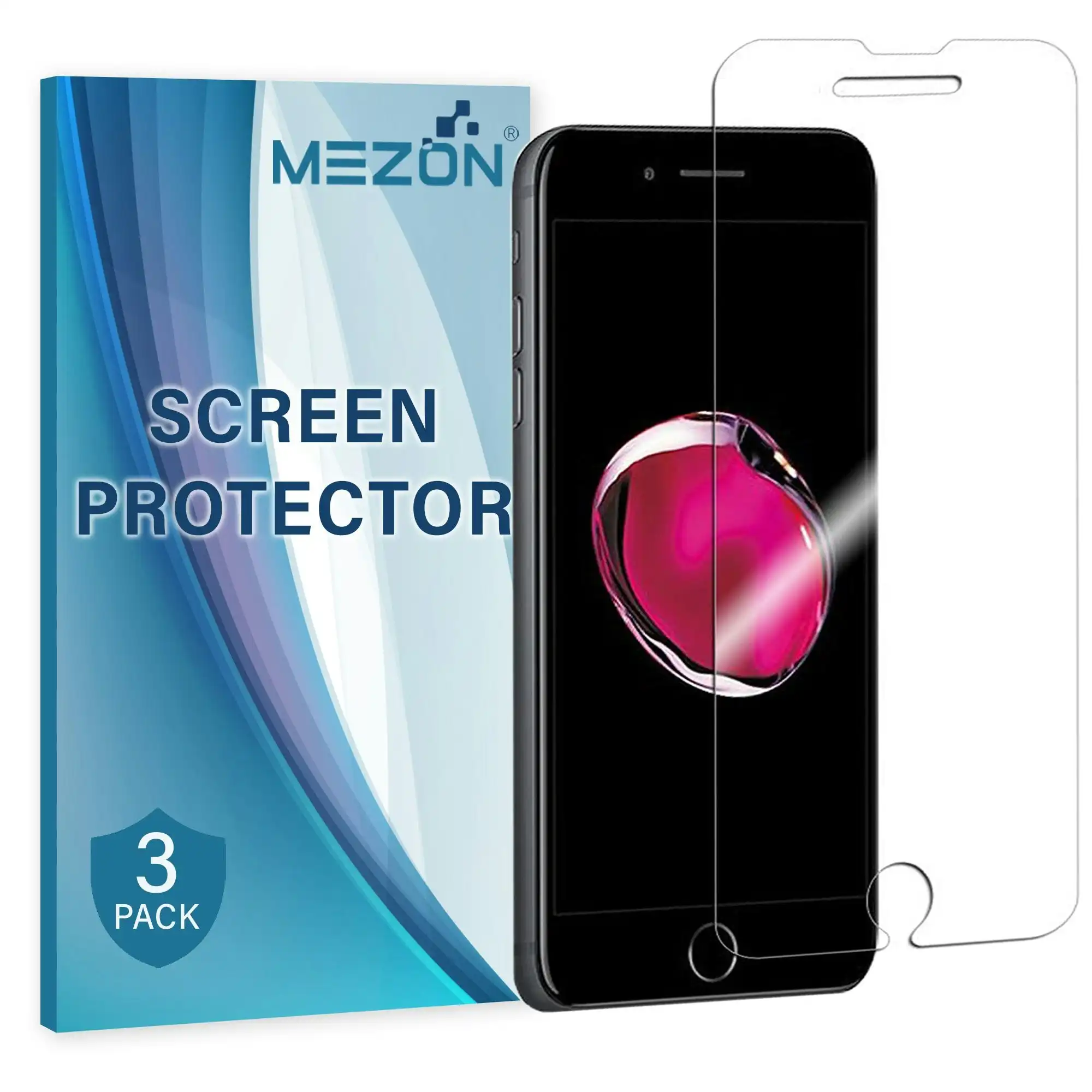 [3 Pack] MEZON Apple iPhone 6S (4.7") Anti-Glare Matte Screen Protector Case Friendly Film (iPhone 6S, Matte)