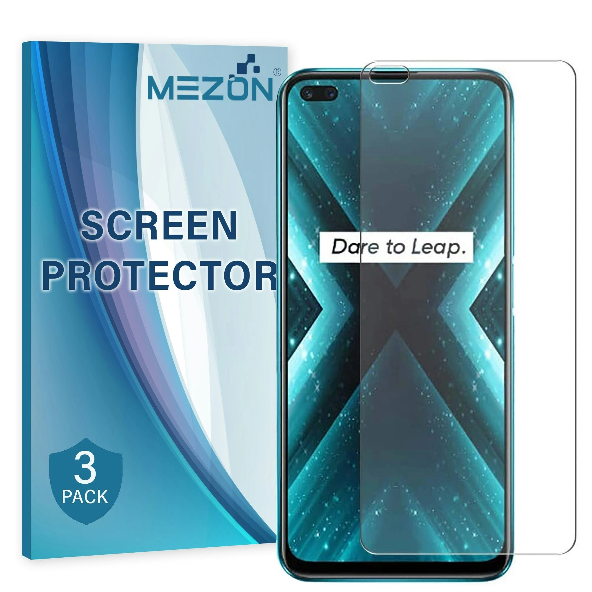 [3 Pack] MEZON Realme X3 SuperZoom Anti-Glare Matte Screen Protector Case Friendly Film (Realme X3 SuperZoom Pro, Matte)