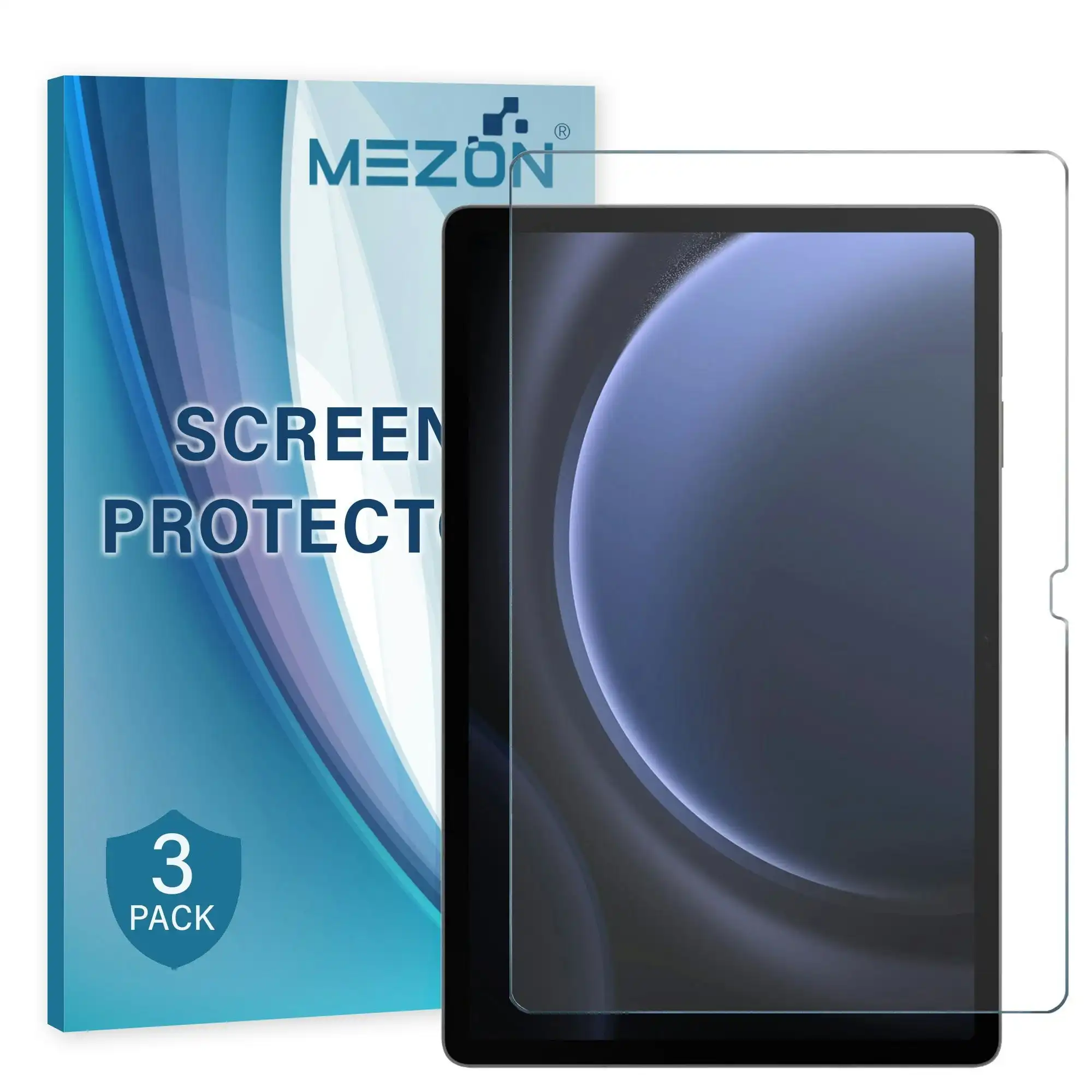 [3 Pack] MEZON Samsung Galaxy Tab S9 FE+ (12.4") Anti-Glare Matte Film Screen Protector (SM-X610, X616, Matte)