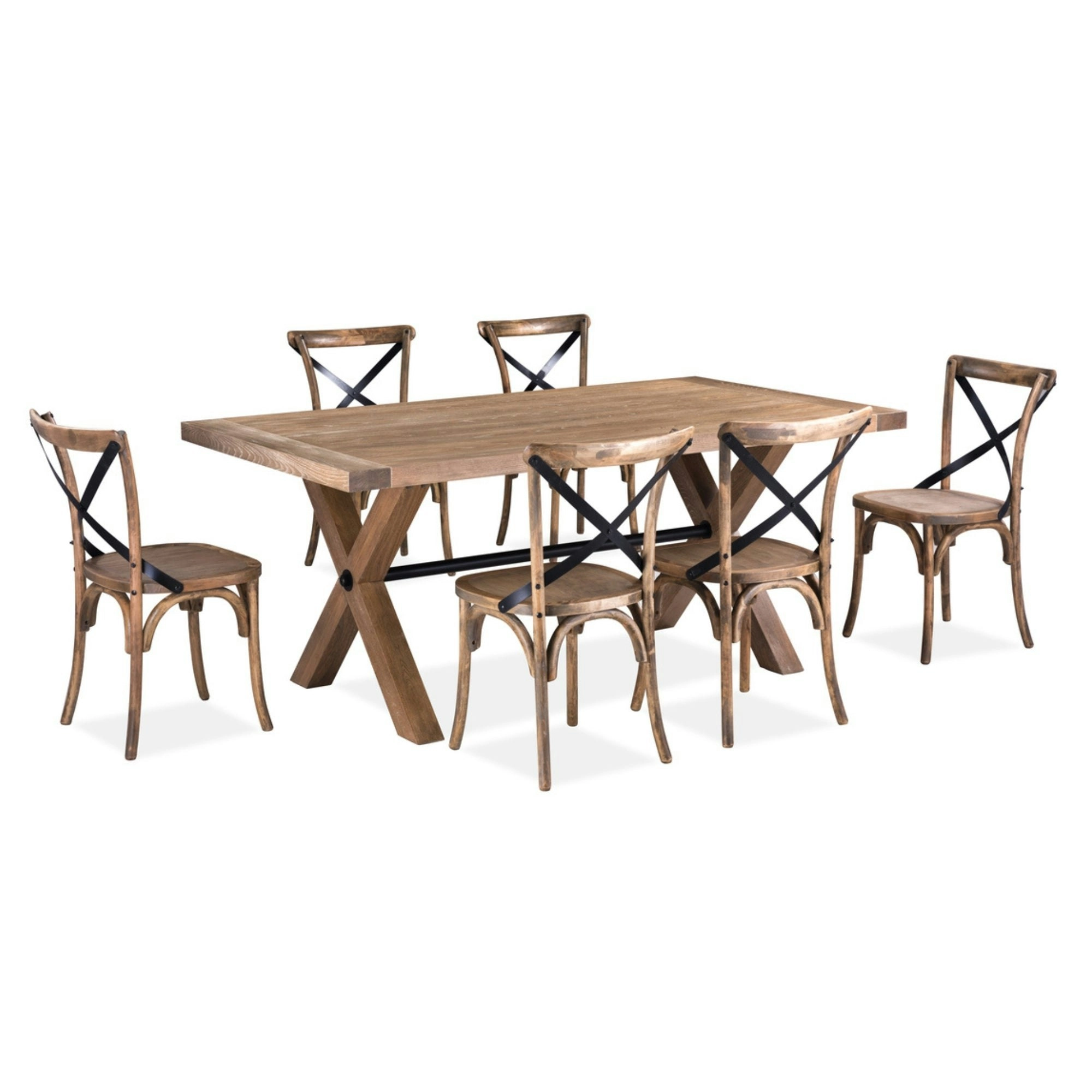 Woodland 7pc Dining Table Chair Set