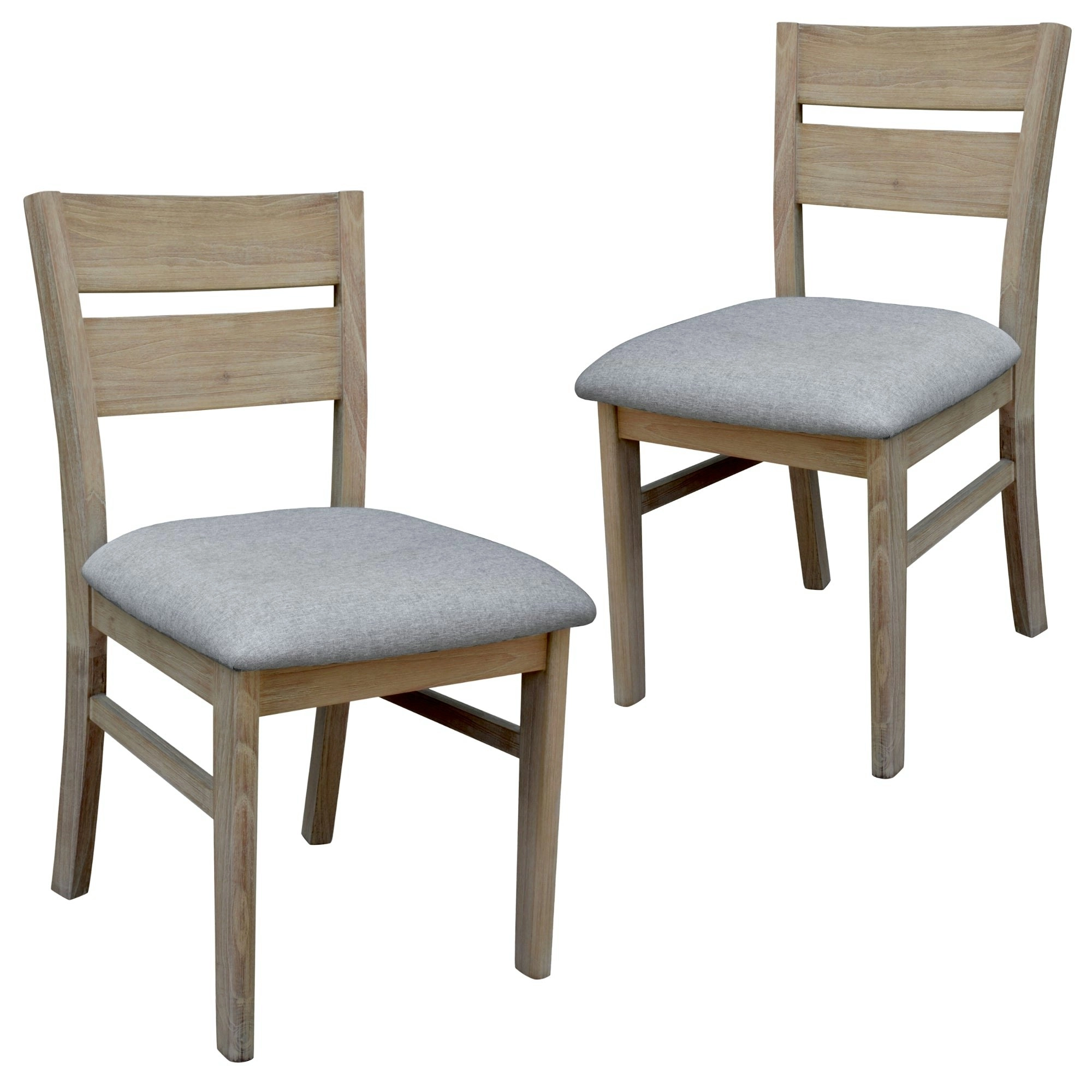 Tyler 2pc Dining Chair Brushed Smoke