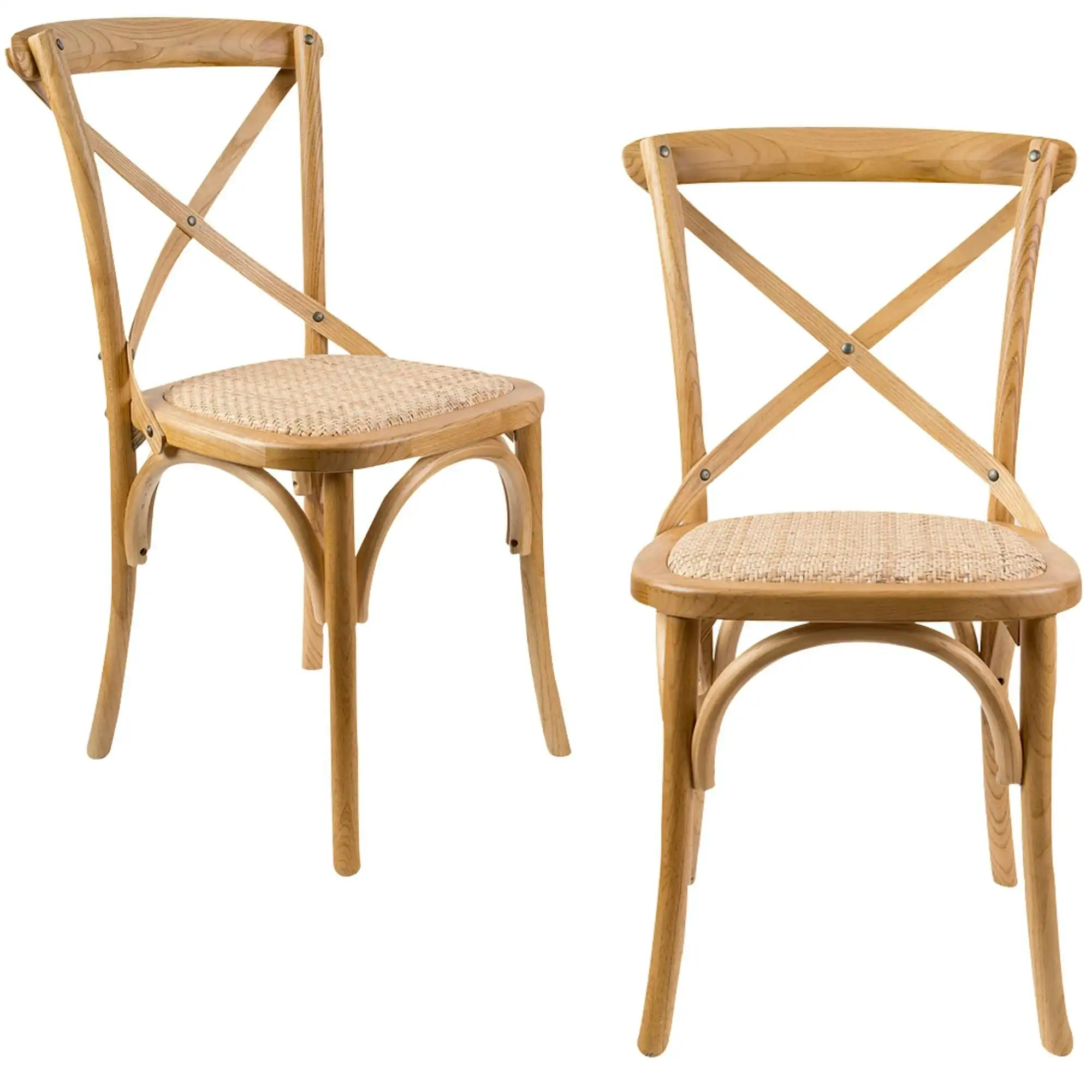 Aster 2pc Set Dining Chair Oak