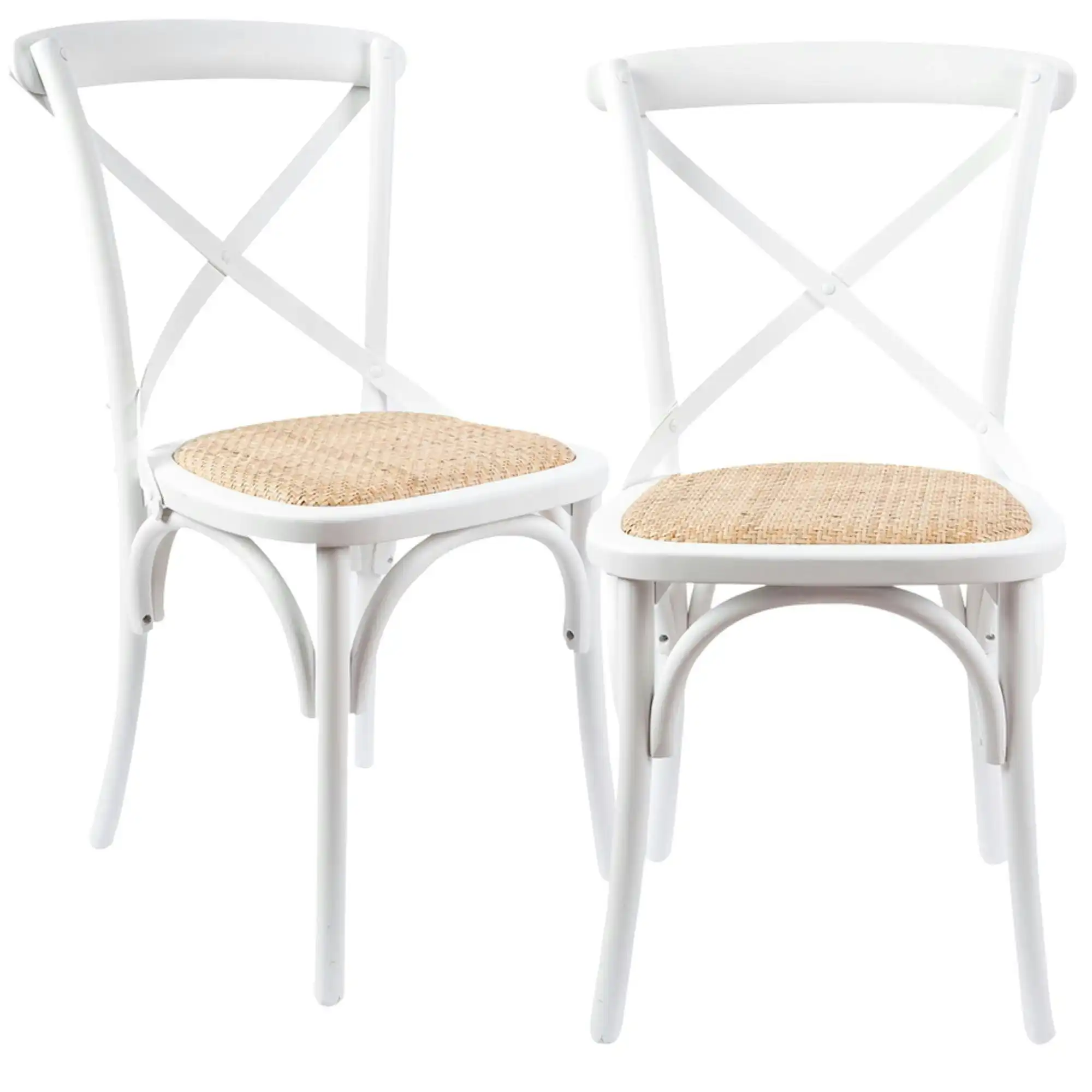 Aster 2pc Set Dining Chair White