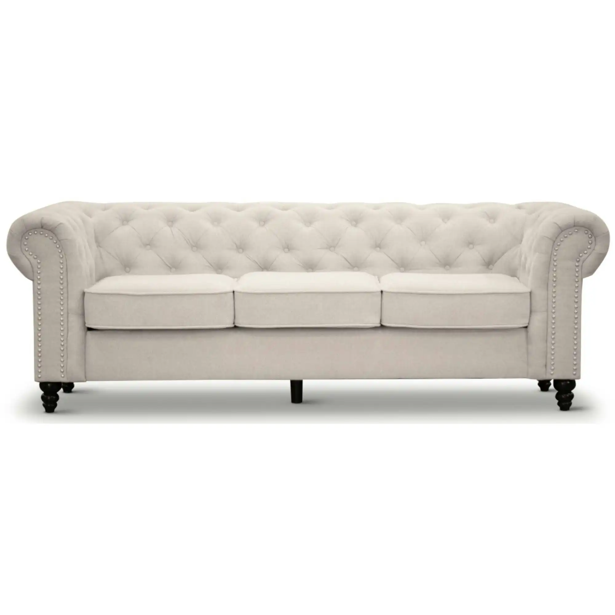 Mellowly 3 Seater Sofa Beige