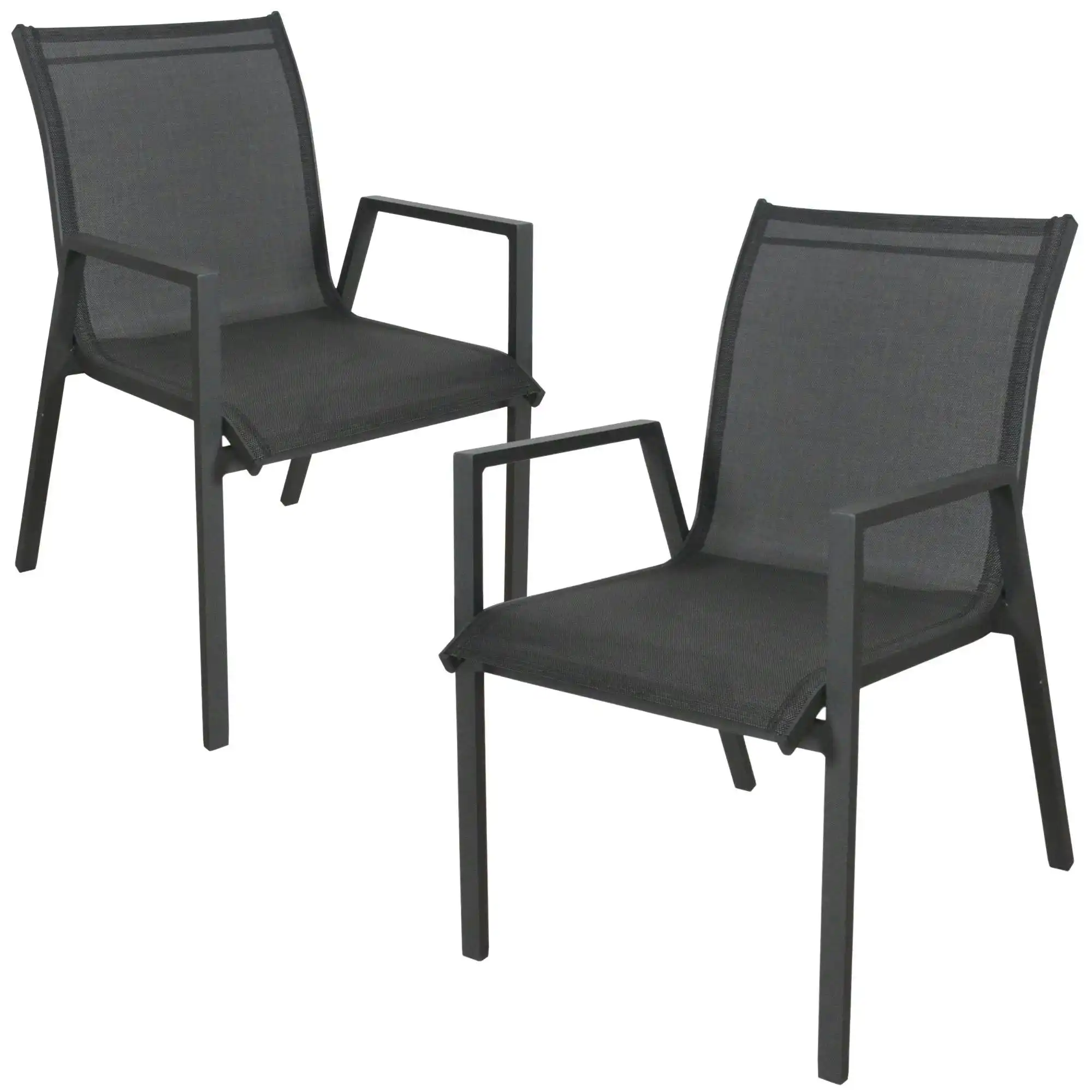 Iberia 2pc Set Outdoor Dining Chair