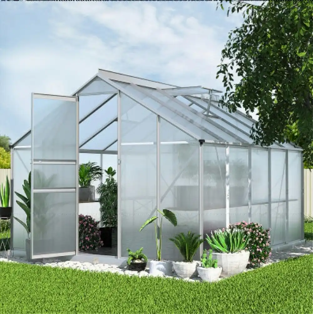 Greenfingers Aluminium Greenhouse 3m x 2.5m