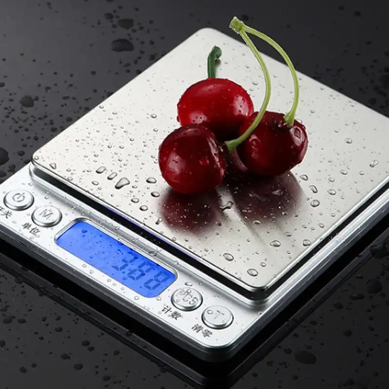 Stainless Steel Kitchen Digital Scales 0.1g/3kg