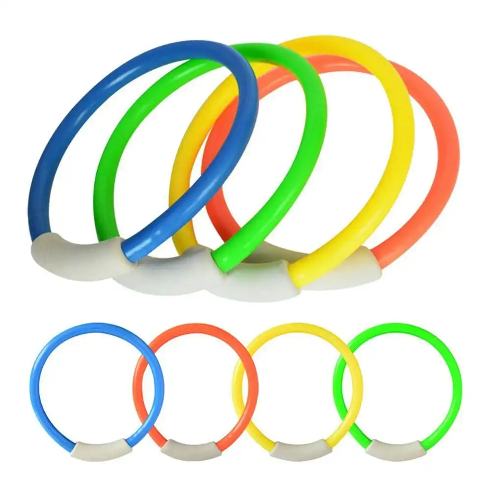 4 Piece Diving Pool Ring Toy