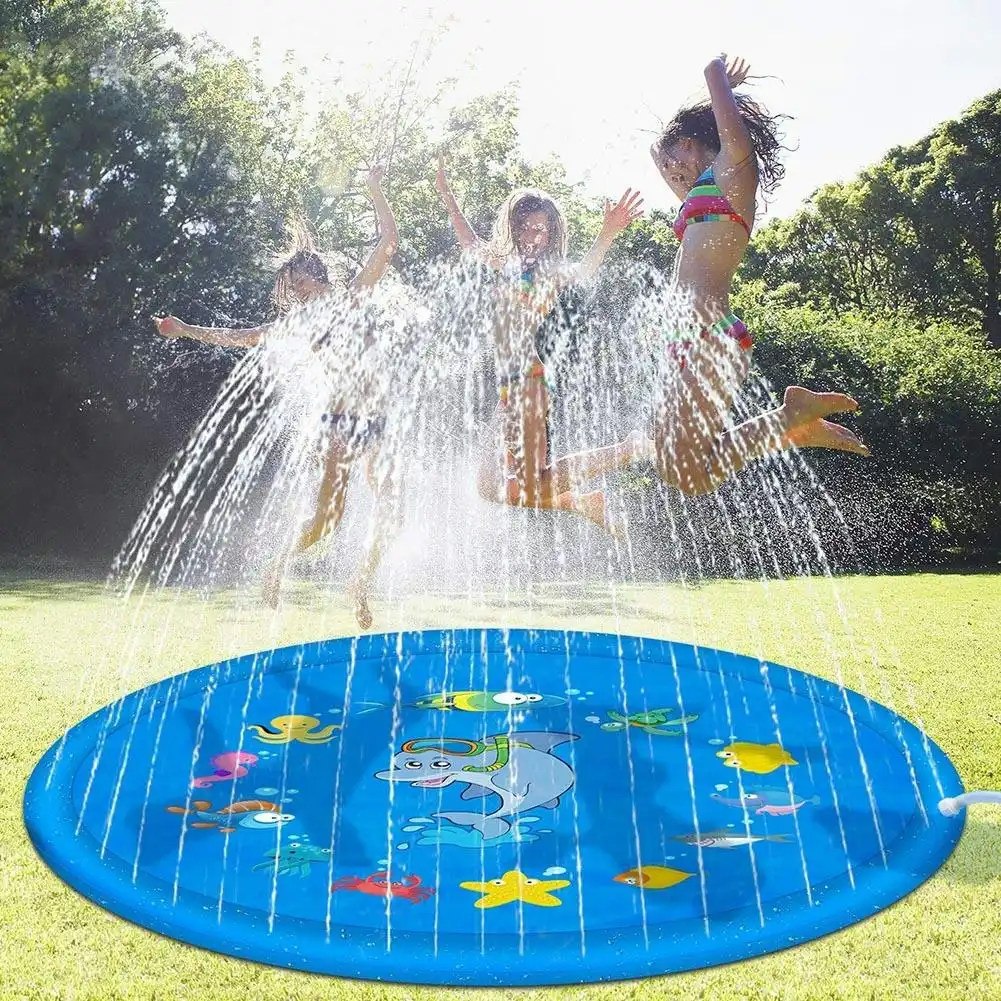 Outdoor Inflatable Water Spray Sprinkler Play Mat (2 sizes)
