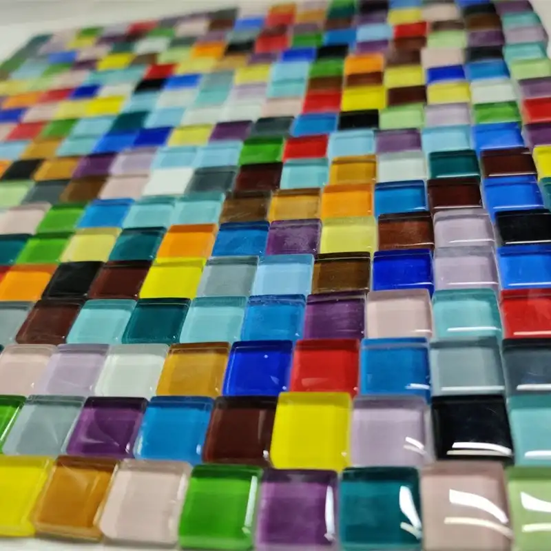 300pcs Mosaic Tiles for DIY Craft, 46 colors 1x1cm