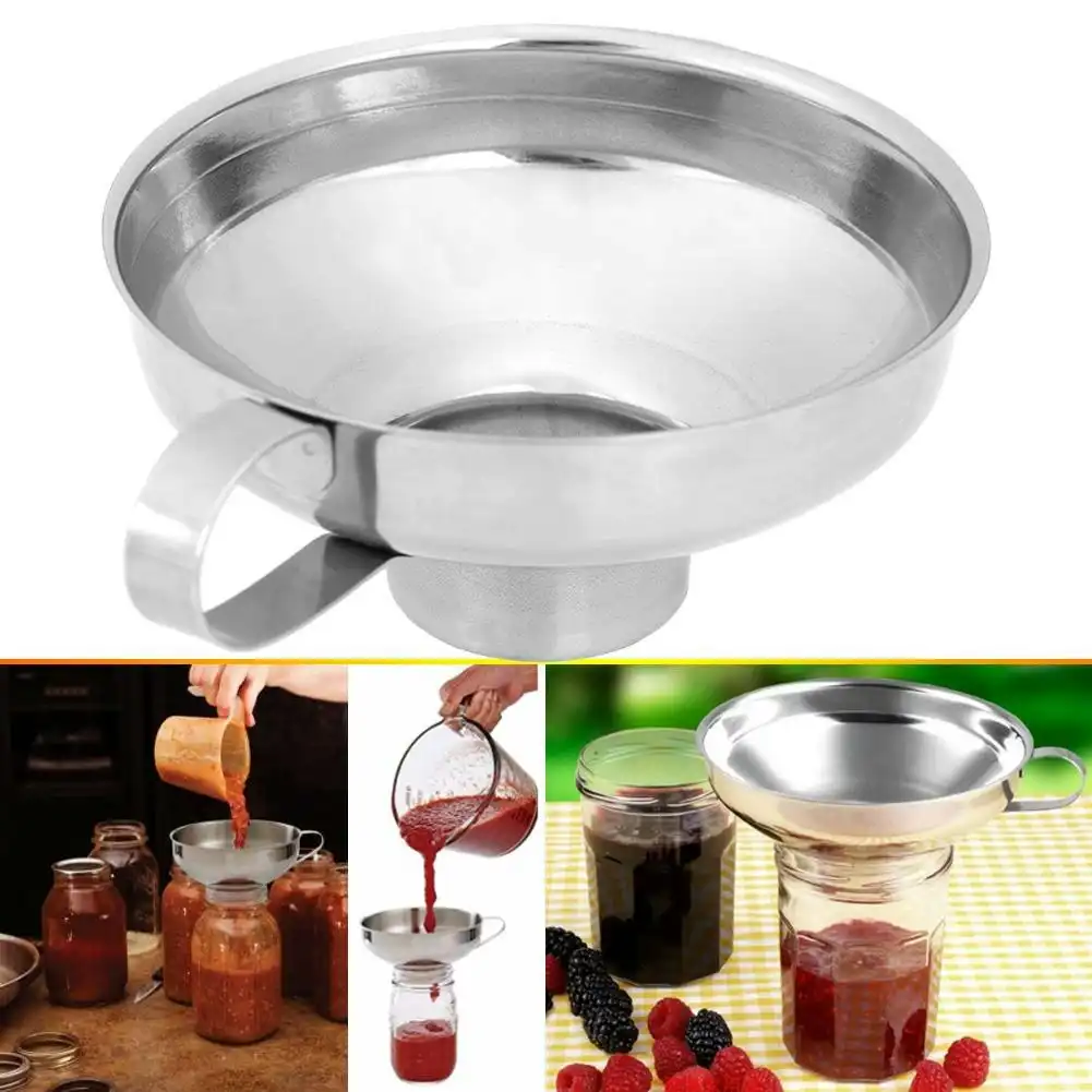 Stainless Steel Wide Mouth Canning, Jelly, Jam Funnel