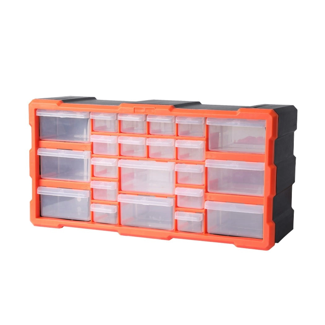 Traderight Tool Storage Cabinet Organiser Drawer Bins Workshop Chest 22 Drawers