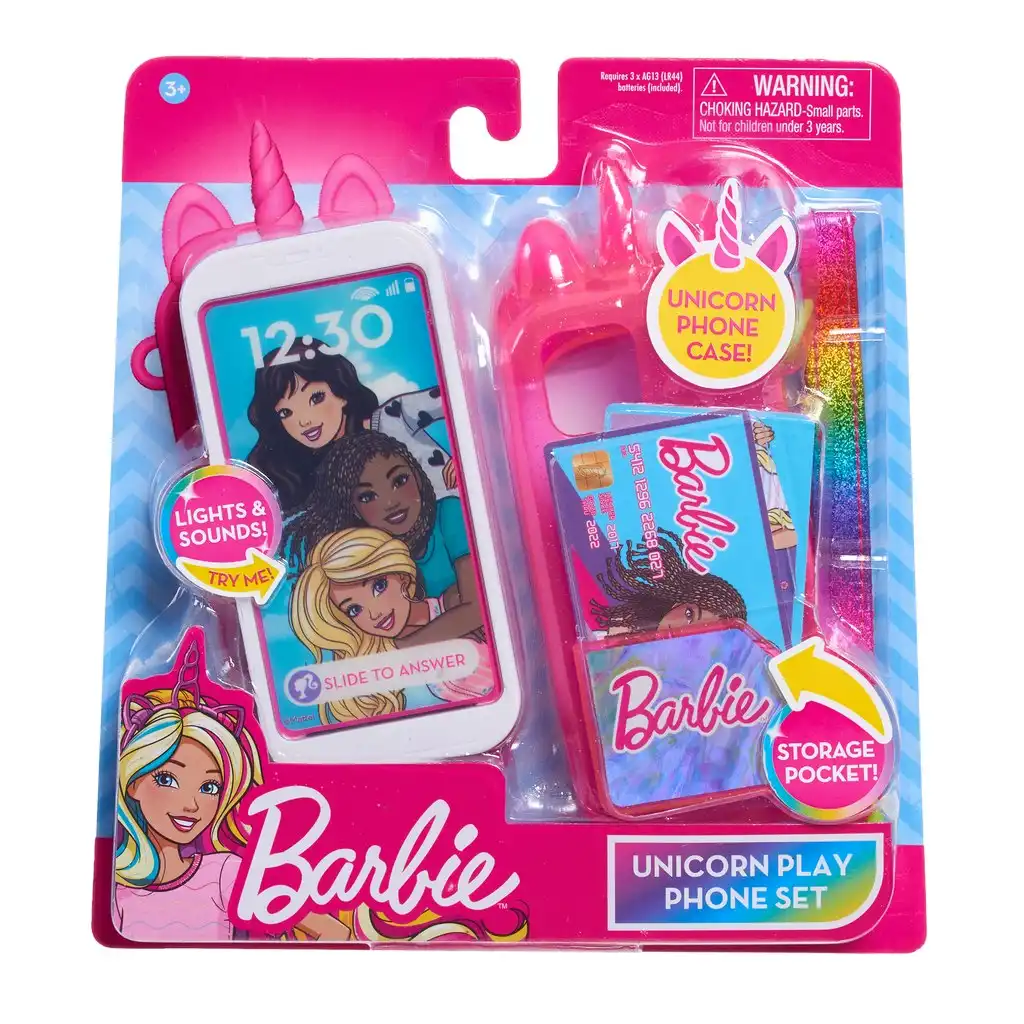 Barbie Unicorn Play Phone Set