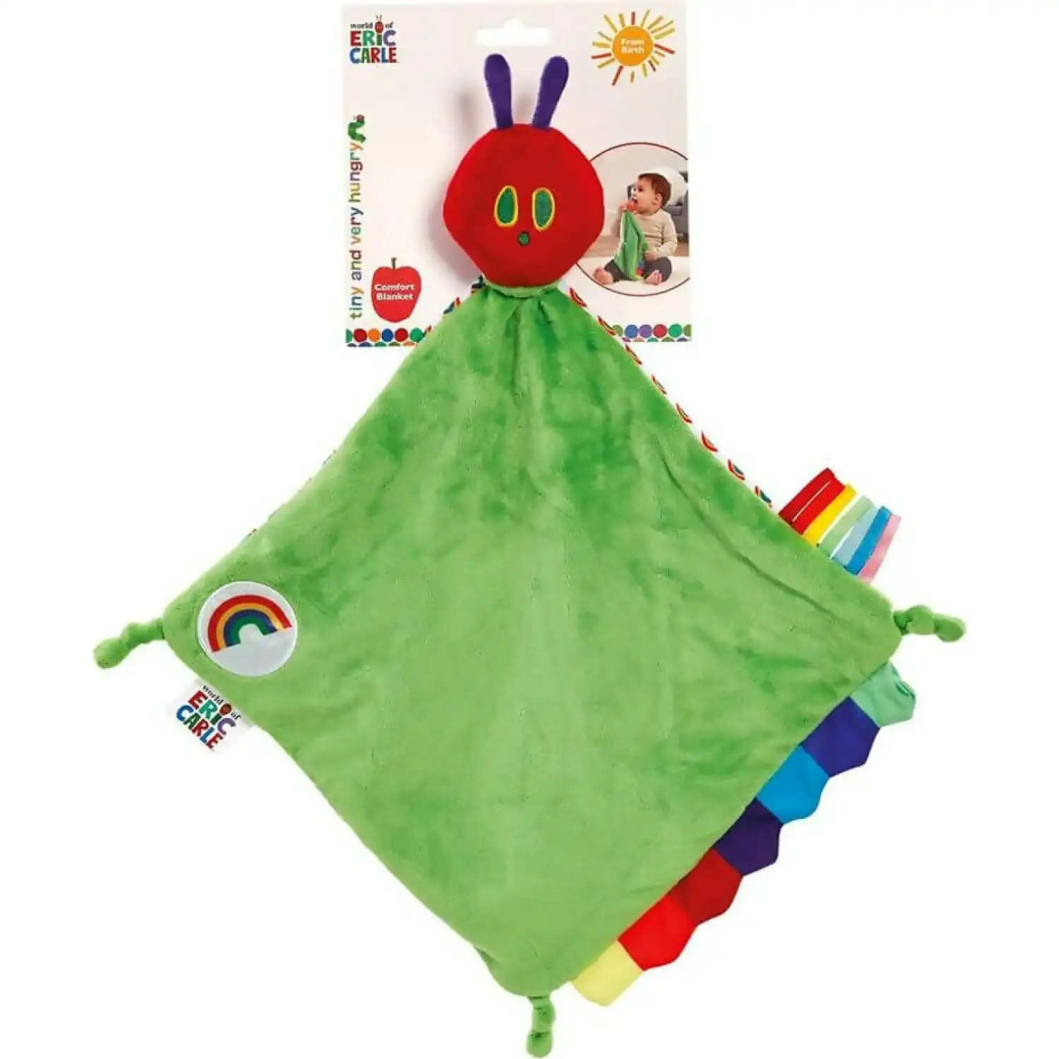 The Very Hungry Caterpillar - Tiny And Very Hungry Caterpillar Comfort Blanket - The World Of Eric Carle