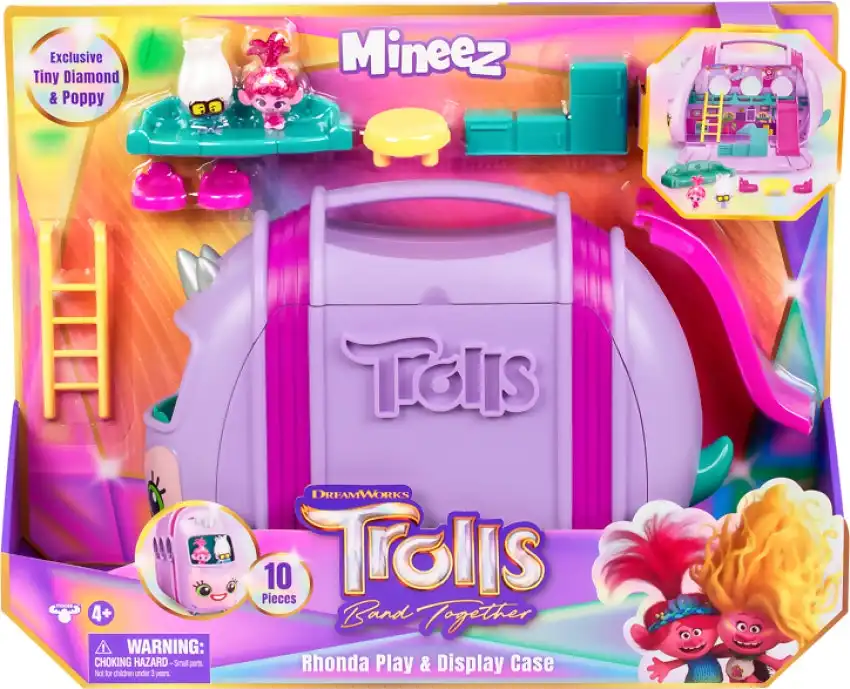 Mineez - Trolls S1 Rhonda's Vehicle Case Playset