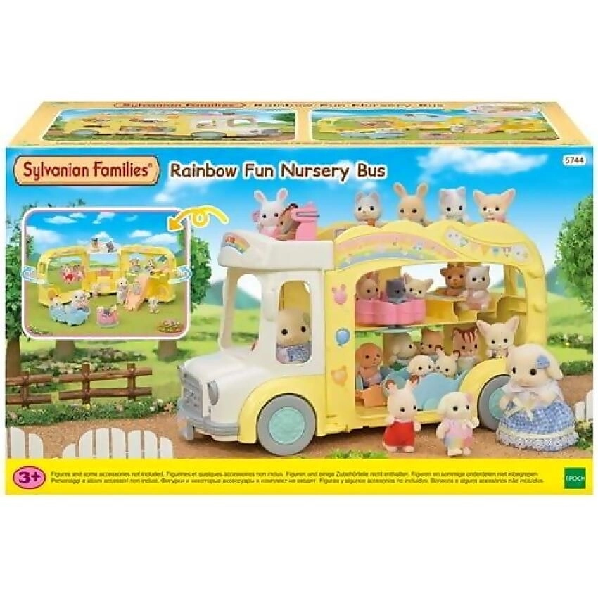 Sylvanian Families - Rainbow Fun Nursery Bus