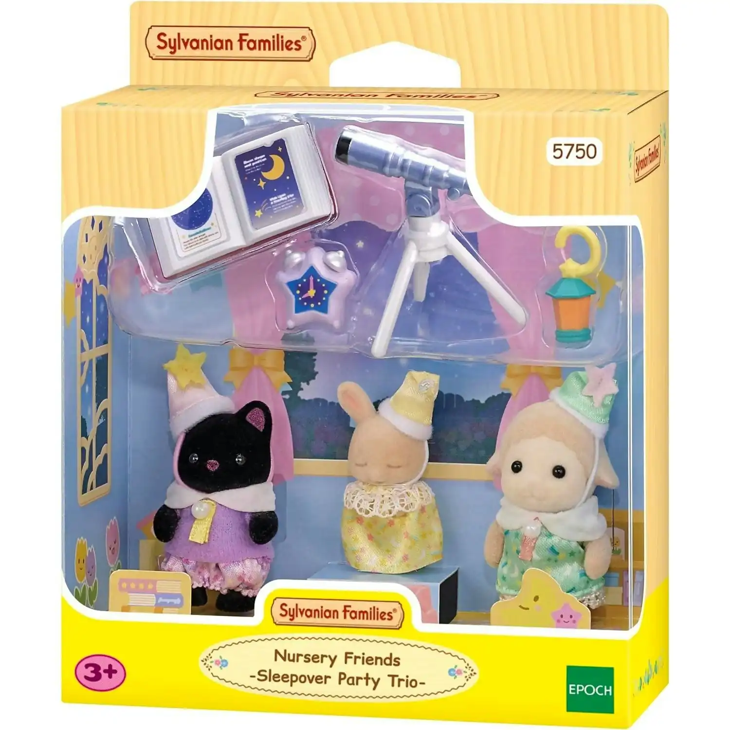 Sylvanian Families - Nursery Friends Sleepover Party Trio