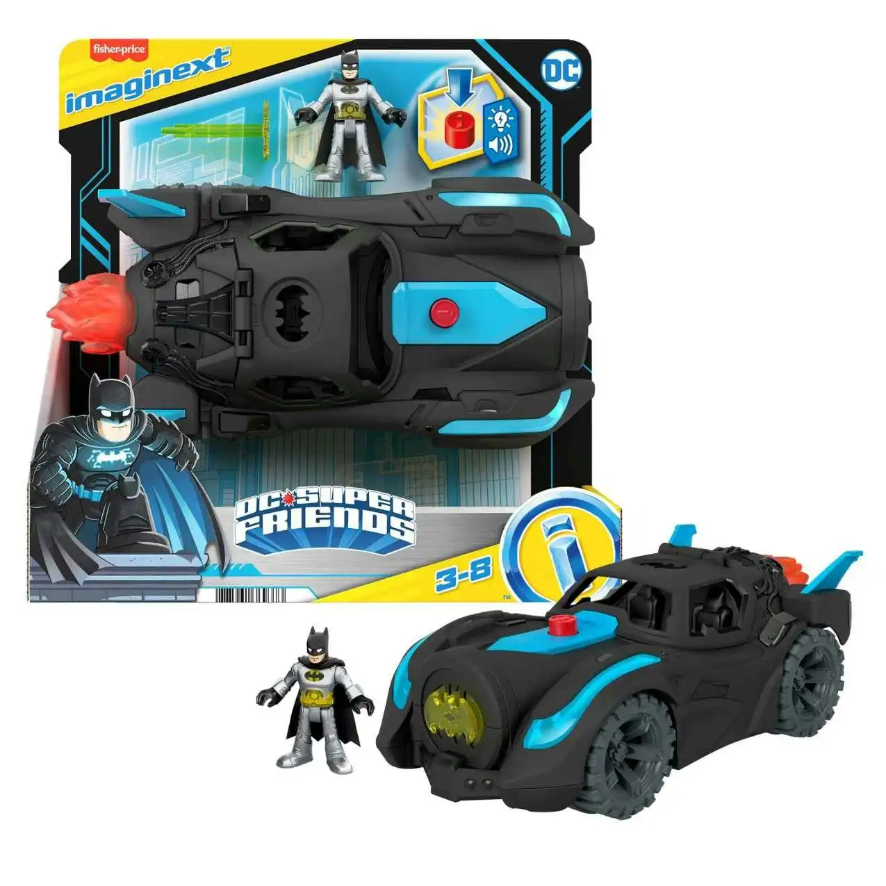 Imaginext - Batmobile F22 Dlx Fisher-Price