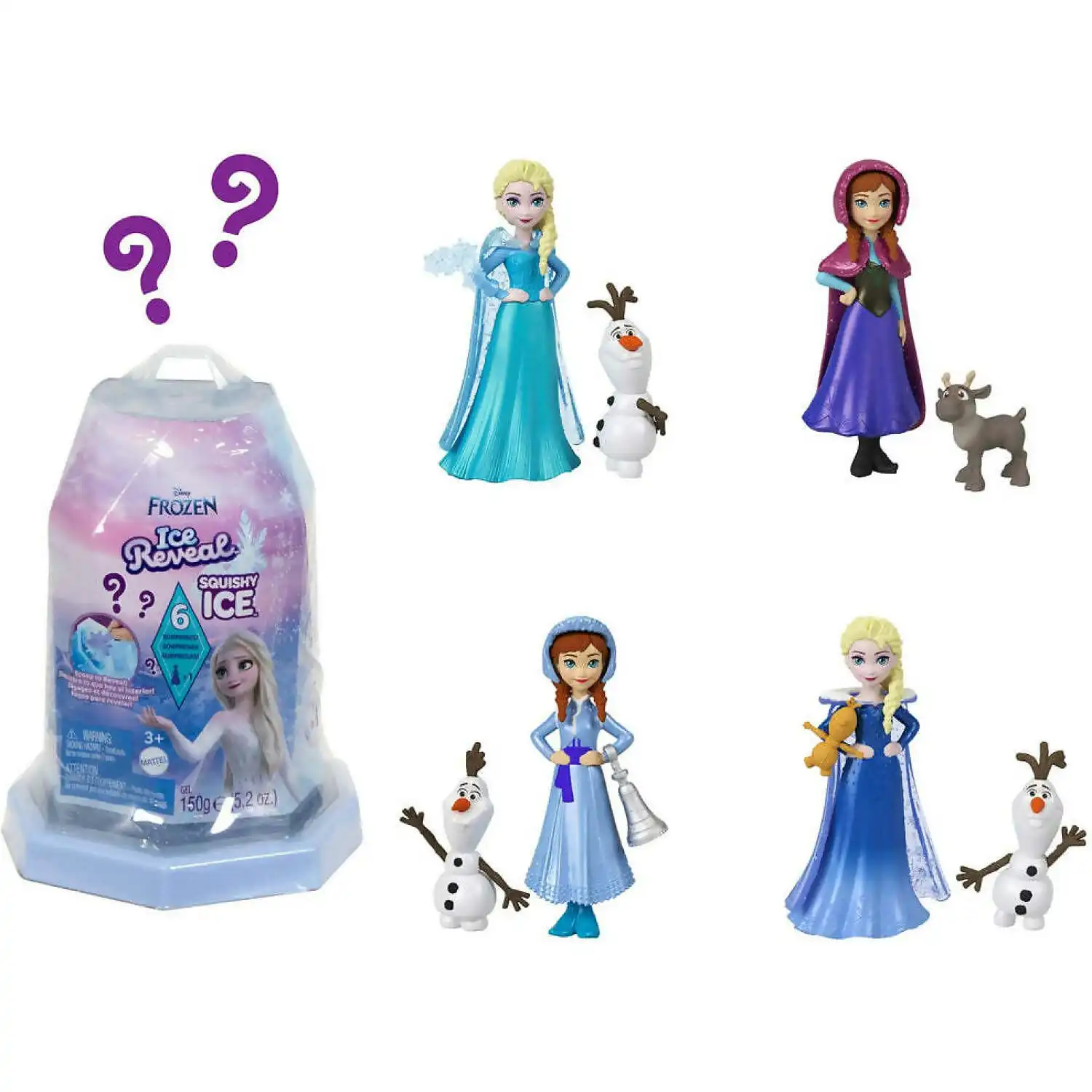 Disney - Frozen Snow Reveal Doll Assorted Styles