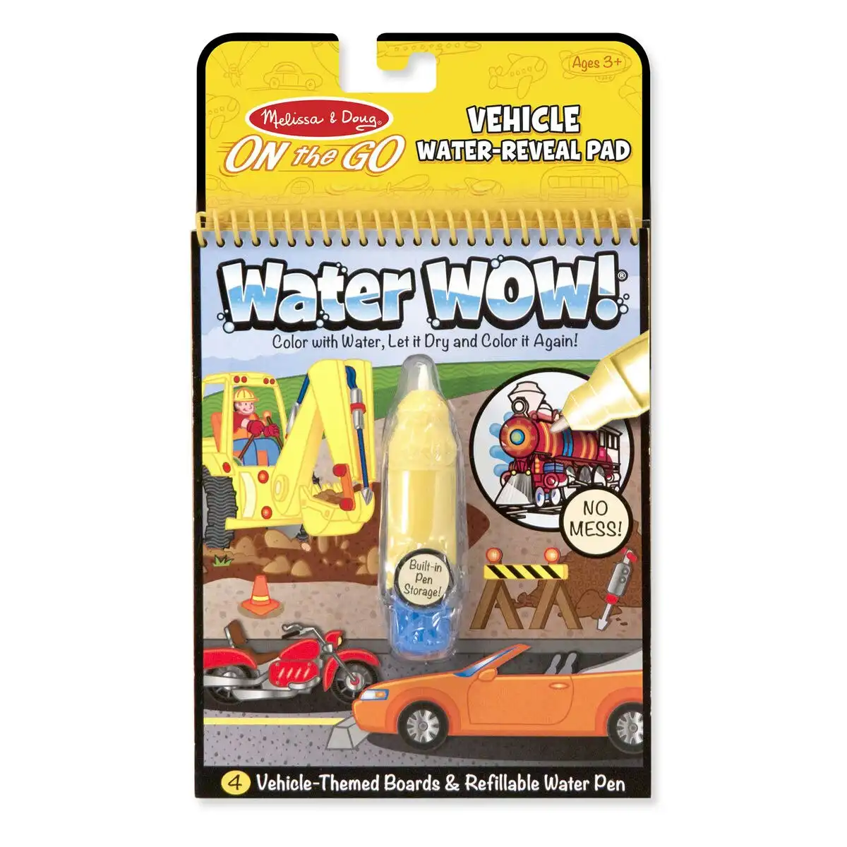 Melissa & Doug - Water Wow! Vehicles - On The Go Travel Activity