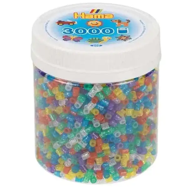 Hama - Hama Beads 3000 Glitter Mix Midi Hama Beads Tub