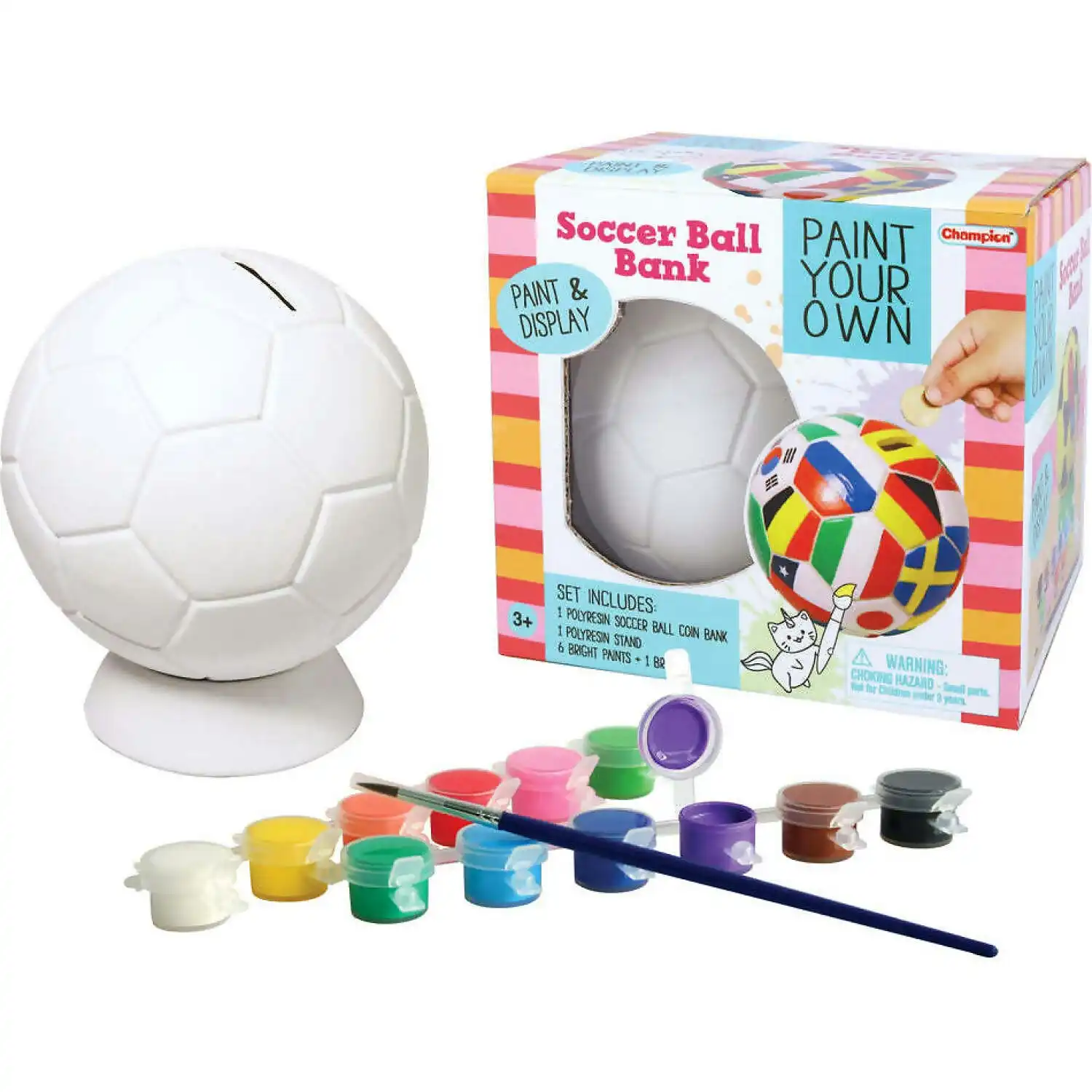 Champion - Paint Your Own Soccer Ball Bank