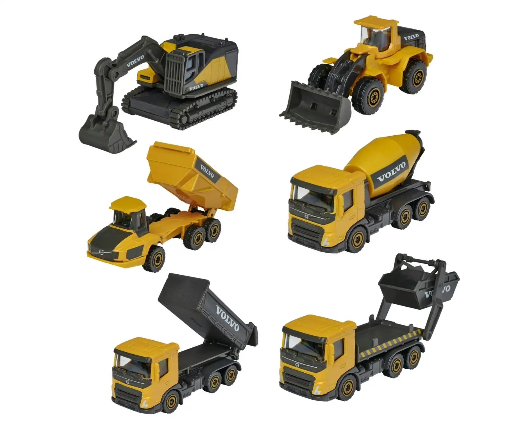 Majorette - Volvo Construction 3 Pce Set Assorted