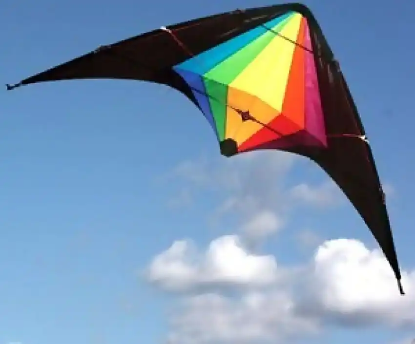 Windspeed - Black Widow Stunt Kite Dual Control - Ocean Breeze Model 7515