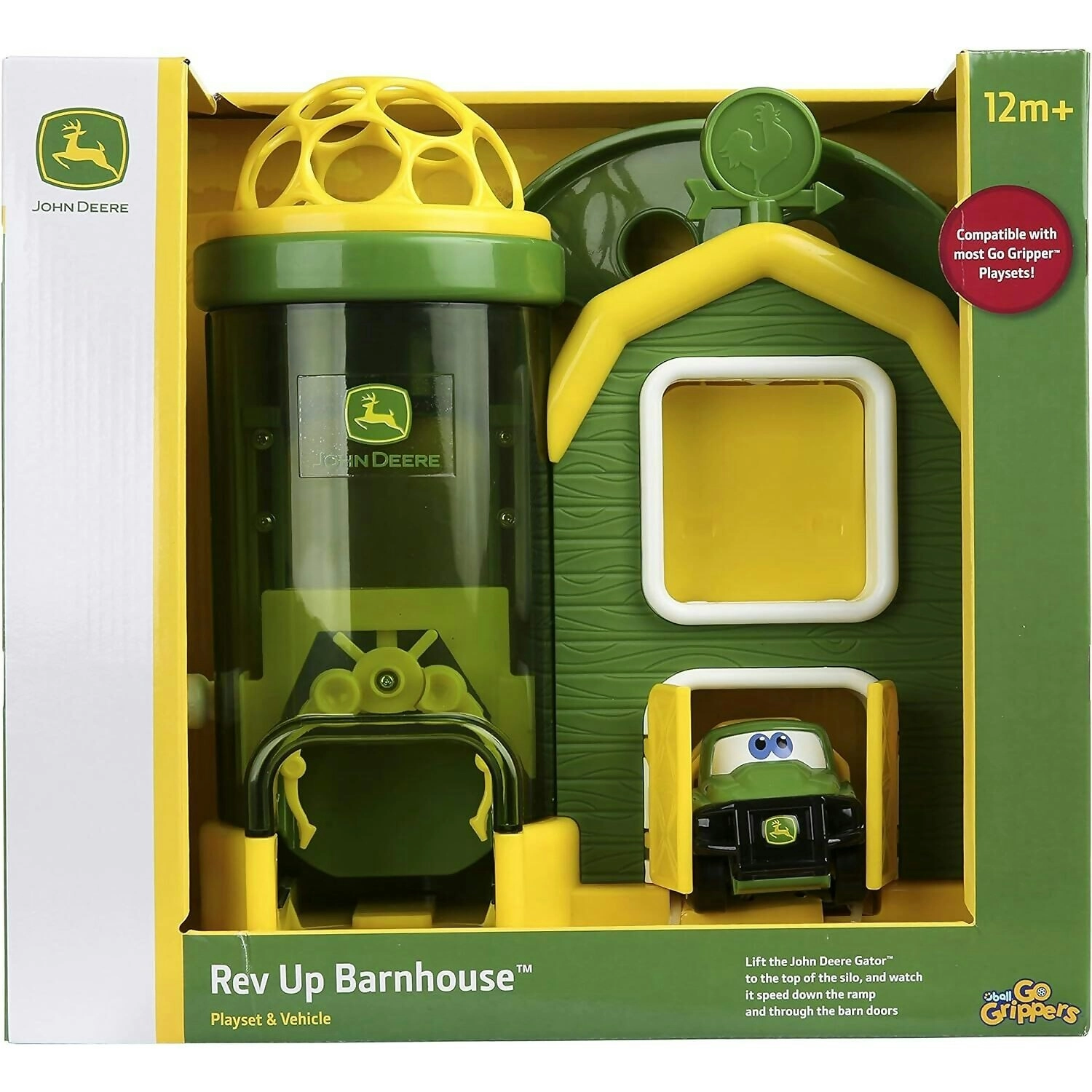 John Deere - Rev Up Barnhouse Playset And Vehicle