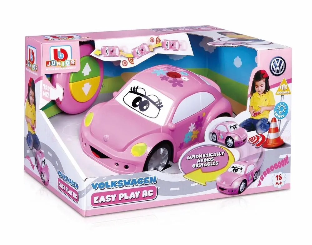 Bburago Baby Junior Easy Play Rc Beetle Volkswagen Pink