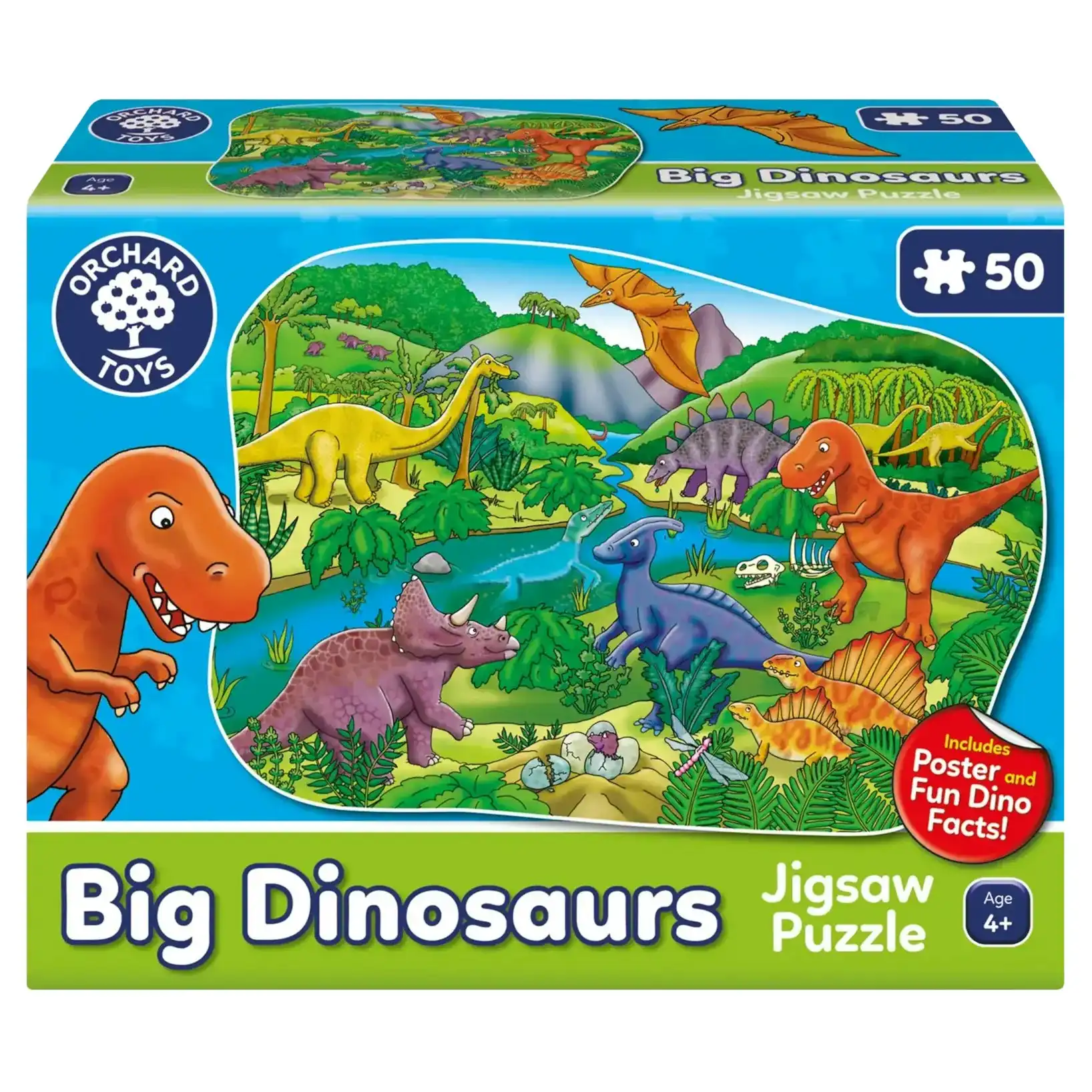 Orchard Toys - Big Dinosaurs Jigsaw Puzzle 50 Pieces