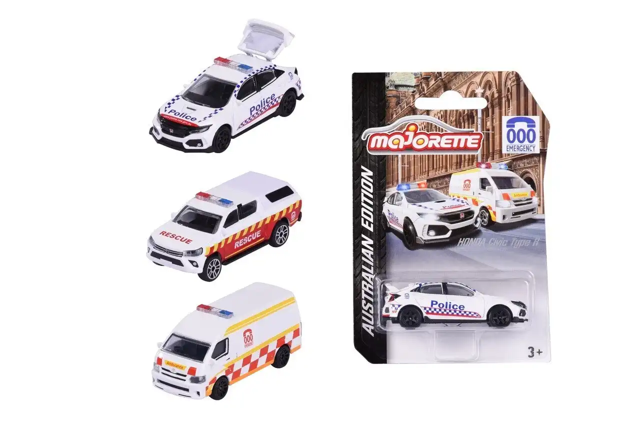 Majorette - Australian Triple Zero Emergency Vehicle  Assorted