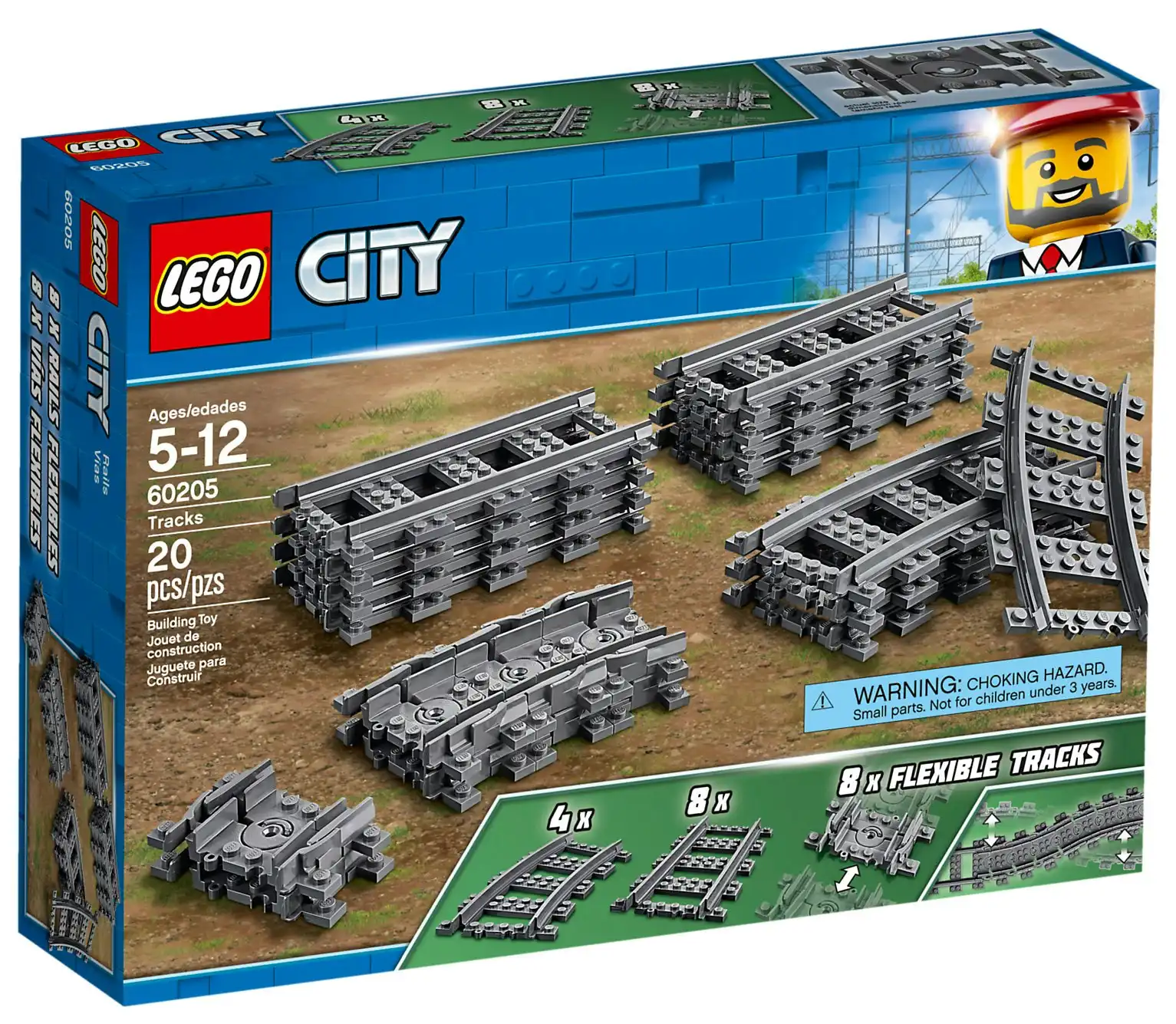 LEGO 60205 TRAIN TRACKS 2018 - City