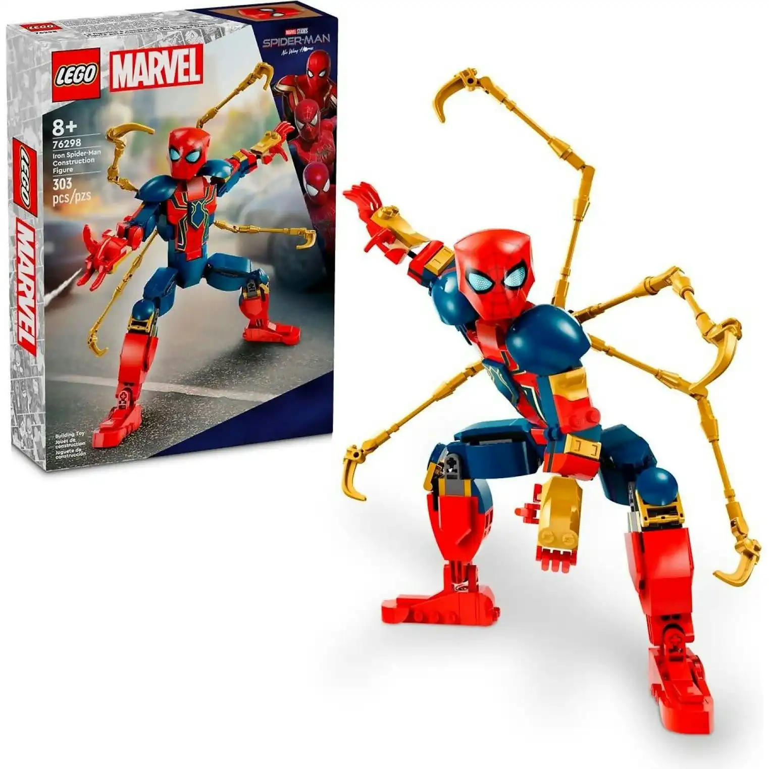 LEGO 76298 Iron Spider-Man Construction Figure - Marvel Super Heroes