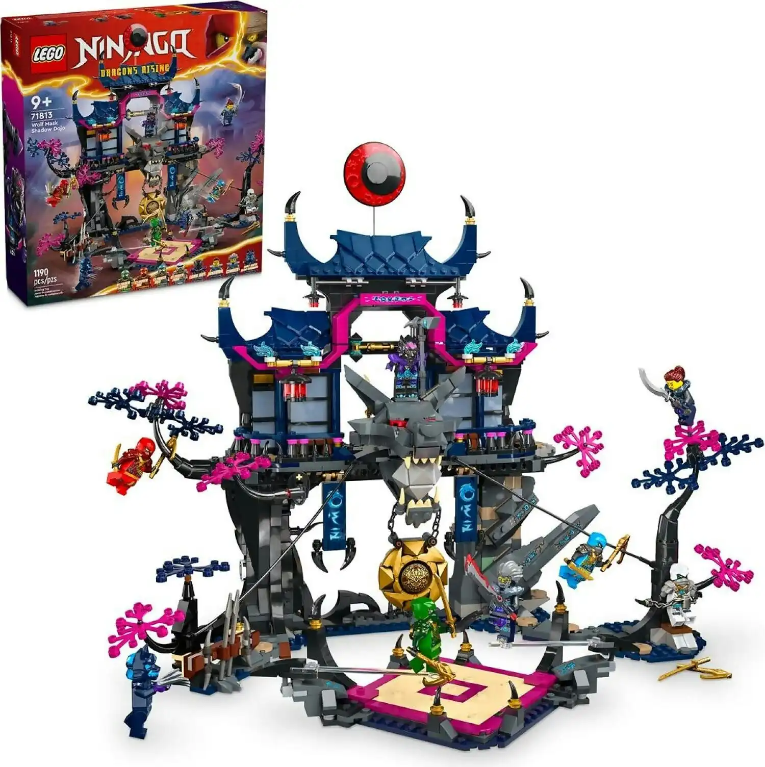 LEGO 71813 Wolf Mask Shadow Dojo - Ninjago