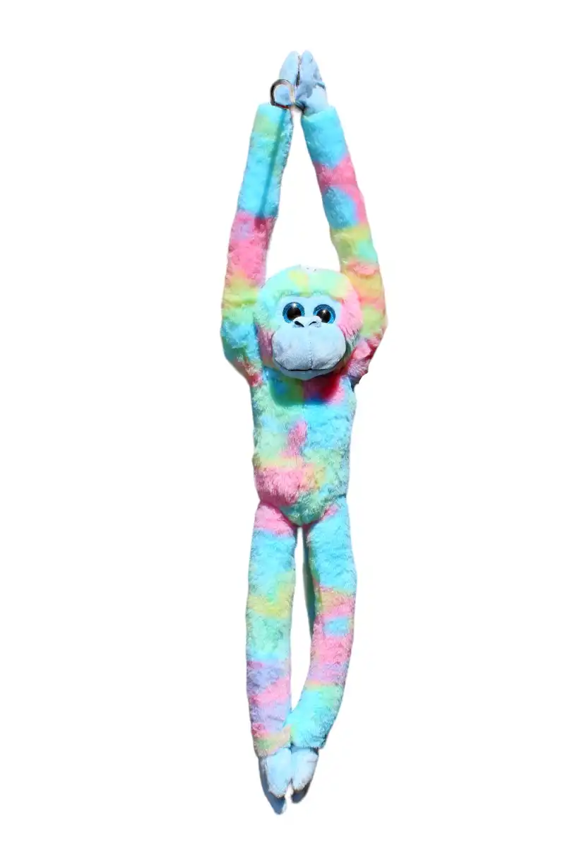 Cotton Candy - Plush Jenny Hang Monkey Blue Multicolor