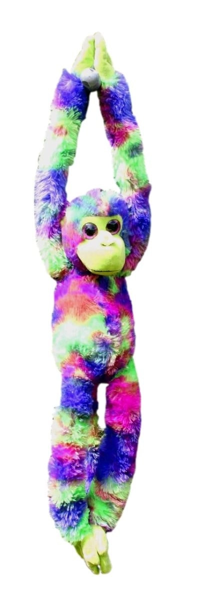 Cotton Candy - Plush Arthur Purple Multicolor Hanging Monkey