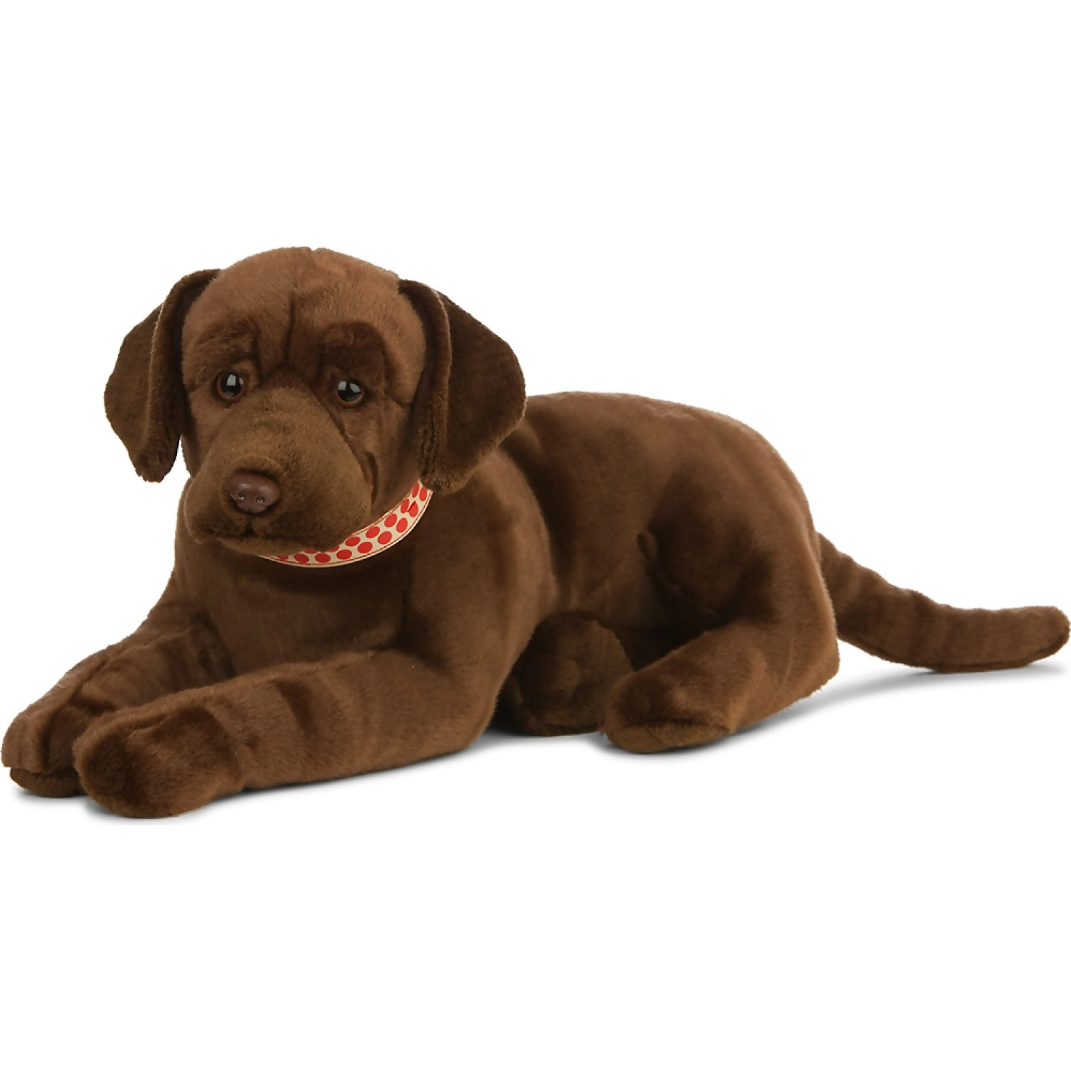 Living Nature - Giant Chocolate Labrador 60cm Plush