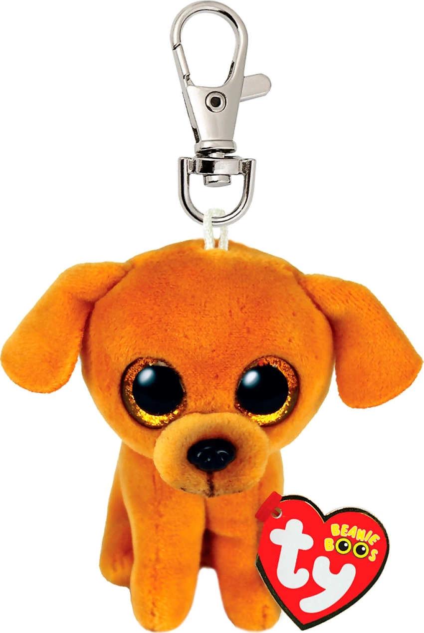 Ty Beanie Boos Clip On - Zuzu Tan Dog