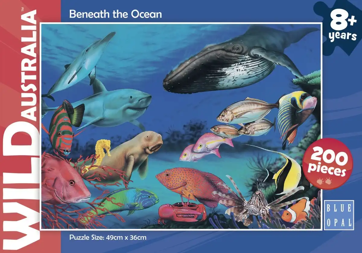 Blue Opal - Wild Australia Beneath The Oceans Jigsaw Puzzle 200 Pieces