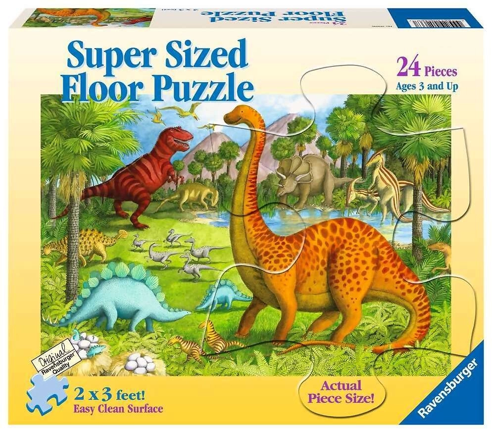 Ravensburger - Dinosaur Pals Super Jigsaw Puzzle 24 Pieces