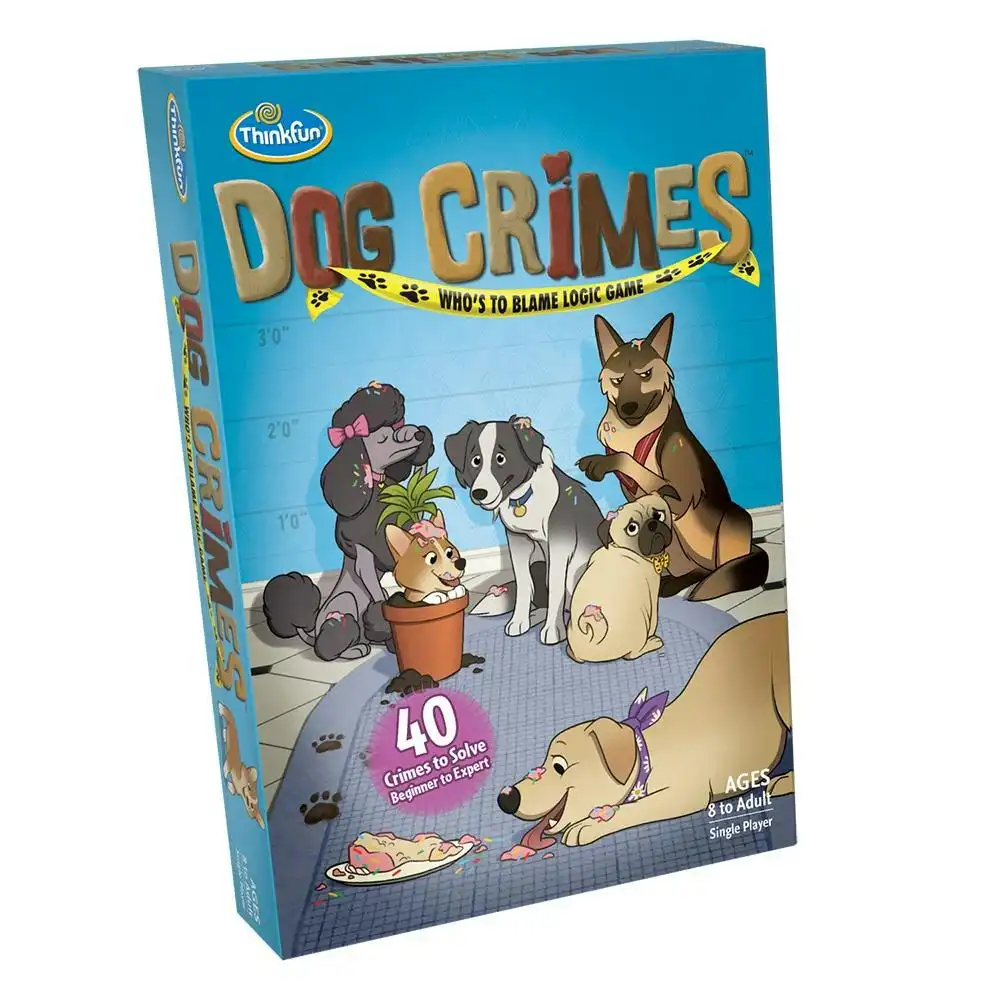 ThinkFun - Dog Crimes - Deductive Reasoning Board Game