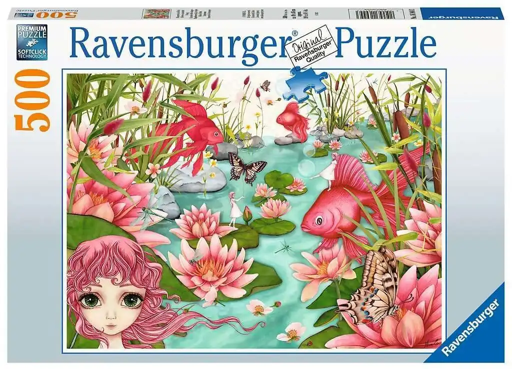 Ravensburger - Minu's Pond Daydream Jigsaw Puzzle 500 Pieces