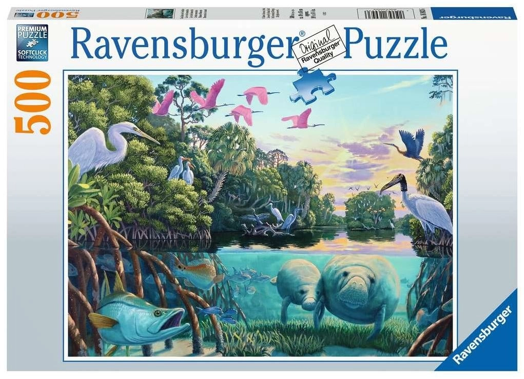 Ravensburger - Manate Moments Jigsaw Puzzle 500 Pieces