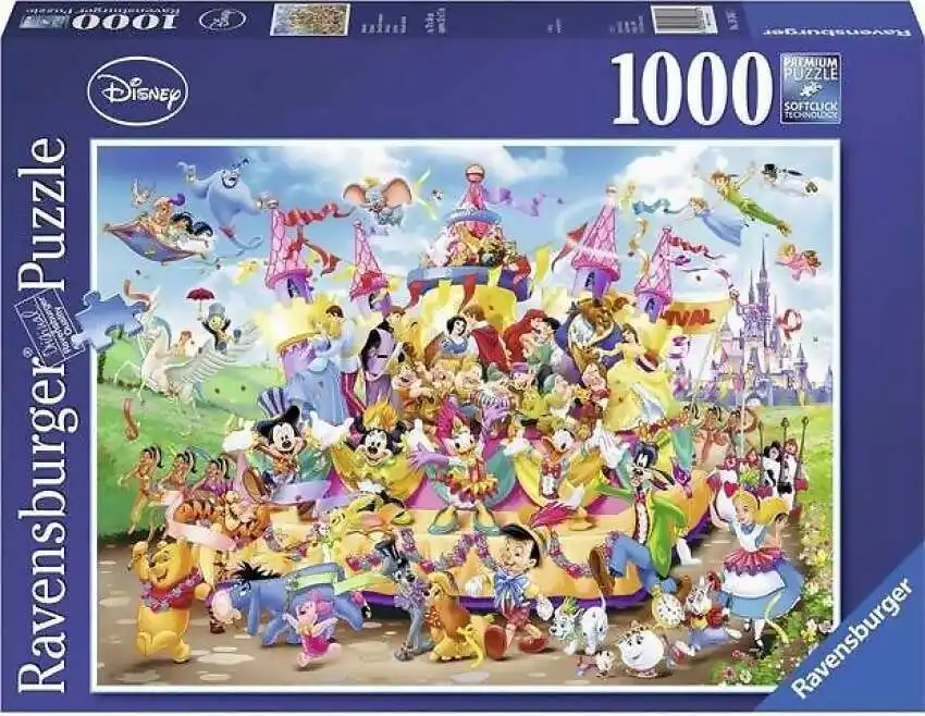 Ravensburger - Disney Carnival Characters Jigsaw Puzzle 1000 Pieces