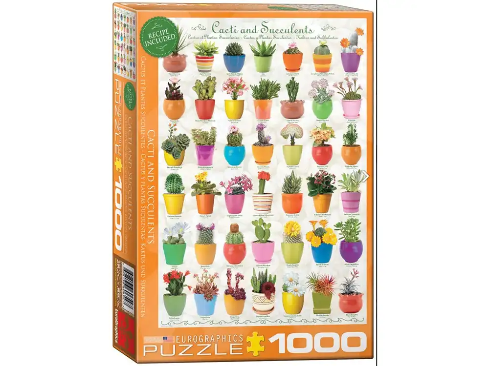 Eurographics - Cactus & Succulents 1000 Piece Jigsaw Puzzle