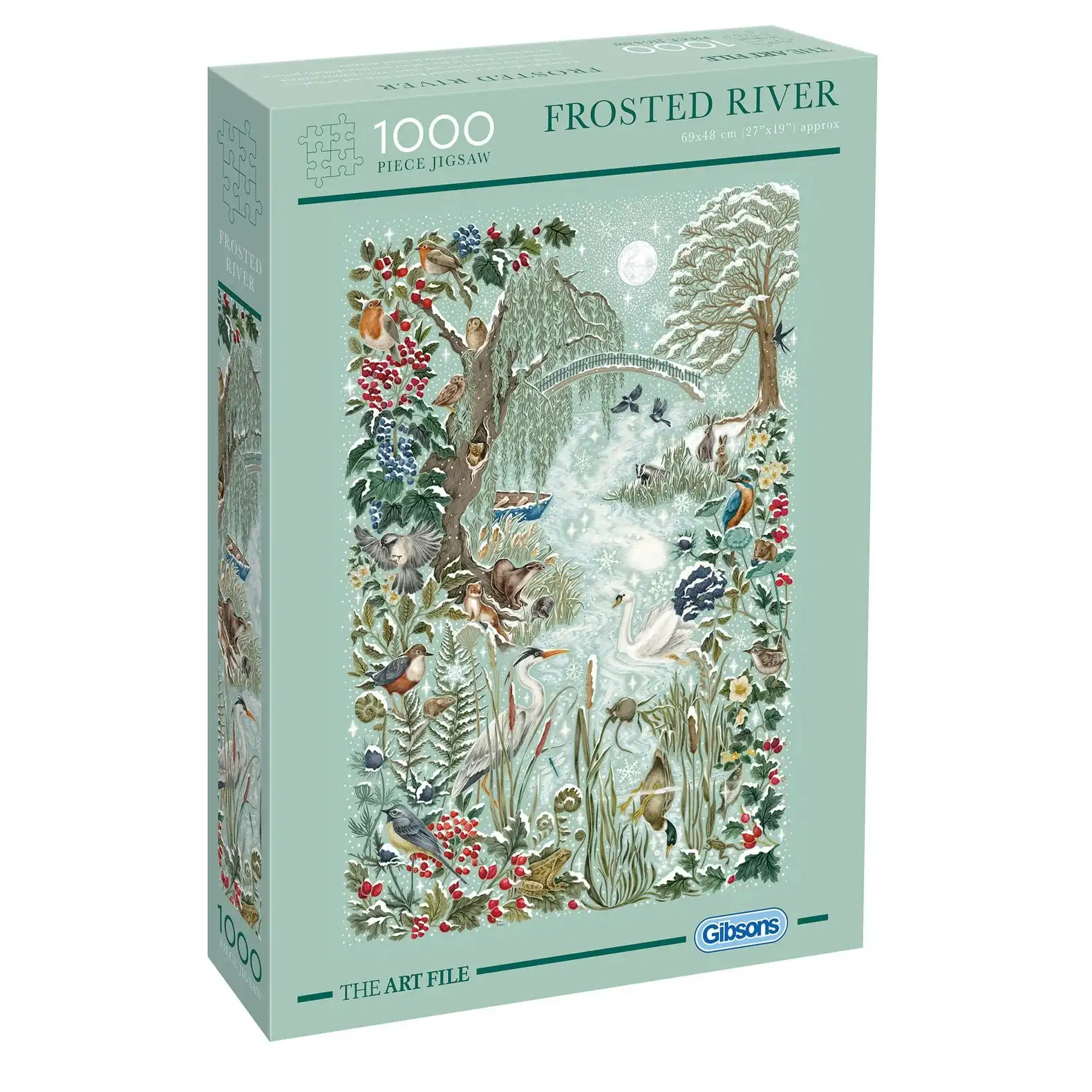 Gibsons - The Art File Frosted River - Jigsaw Puzzle 1000pc